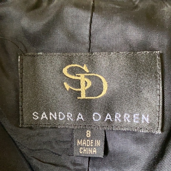 Sandra Darren Satin Lace Evening Jacket - Picture 12 of 15